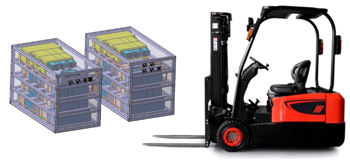 Electric forklift