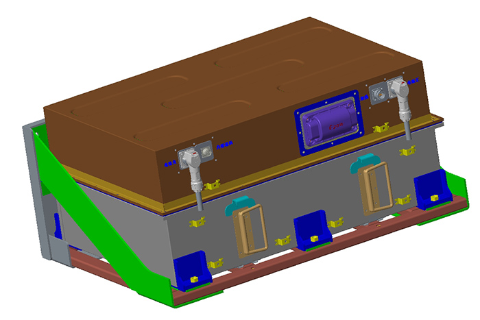 24.9KWH Electric logistics vehicles